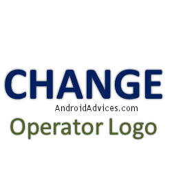 Operator Logo - Change Default Carrier Name on your Phone with Your Name on Android