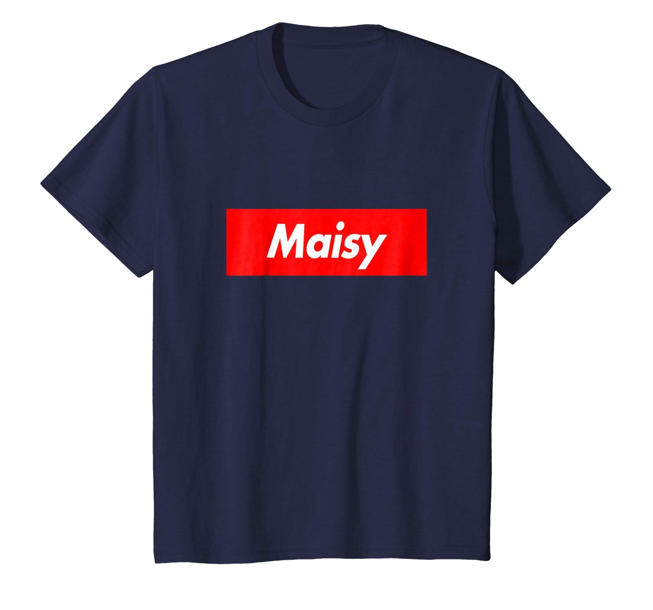 Maisy Logo - Amazon.com: Maisy Box First Given Name Logo Funny T-Shirt: Clothing