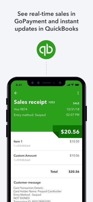 GoPayment Logo - QuickBooks GoPayment POS en App Store