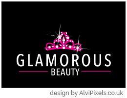 Glamorous Logo - Alvi Pixels - Logo Design Portfolio