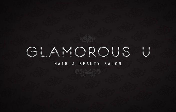 Glamorous Logo - Glamorous U Hair & Beauty get in touch for a full design makeover
