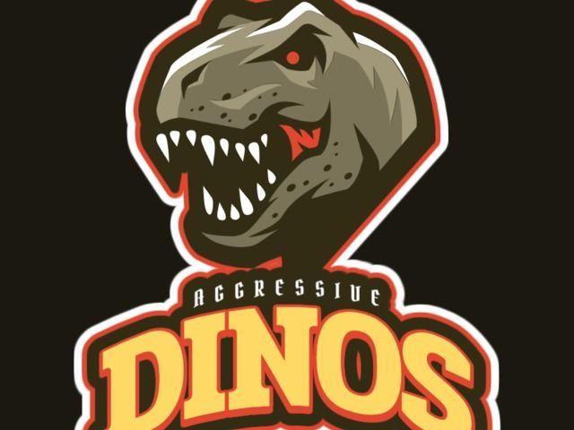 Dangerous Logo - Placeit - Dangerous Dinosaurs Sports Logo Maker
