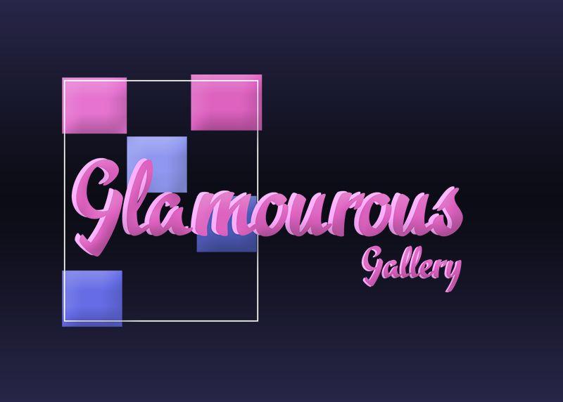 Glamorous Logo - glamorous Logo and graphics Digital Portfolio. Cord Digital