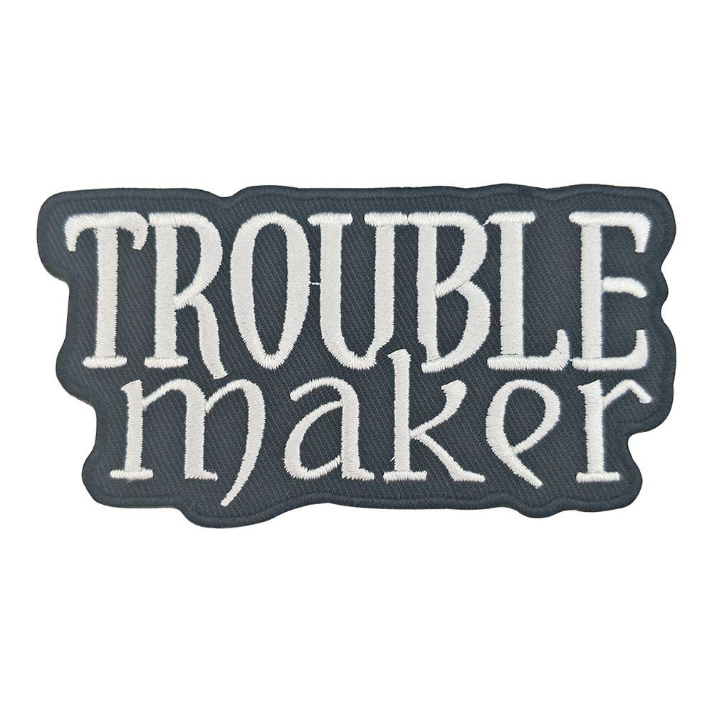 Dangerous Logo - Trouble Maker Patch Embroidered Tags Rebel Iron On Dangerous Logo ...