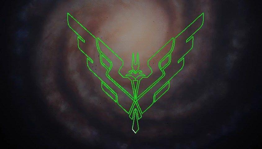Dangerous Logo - An Elite Dangerous pilot spent a month drawing the game's logo ...