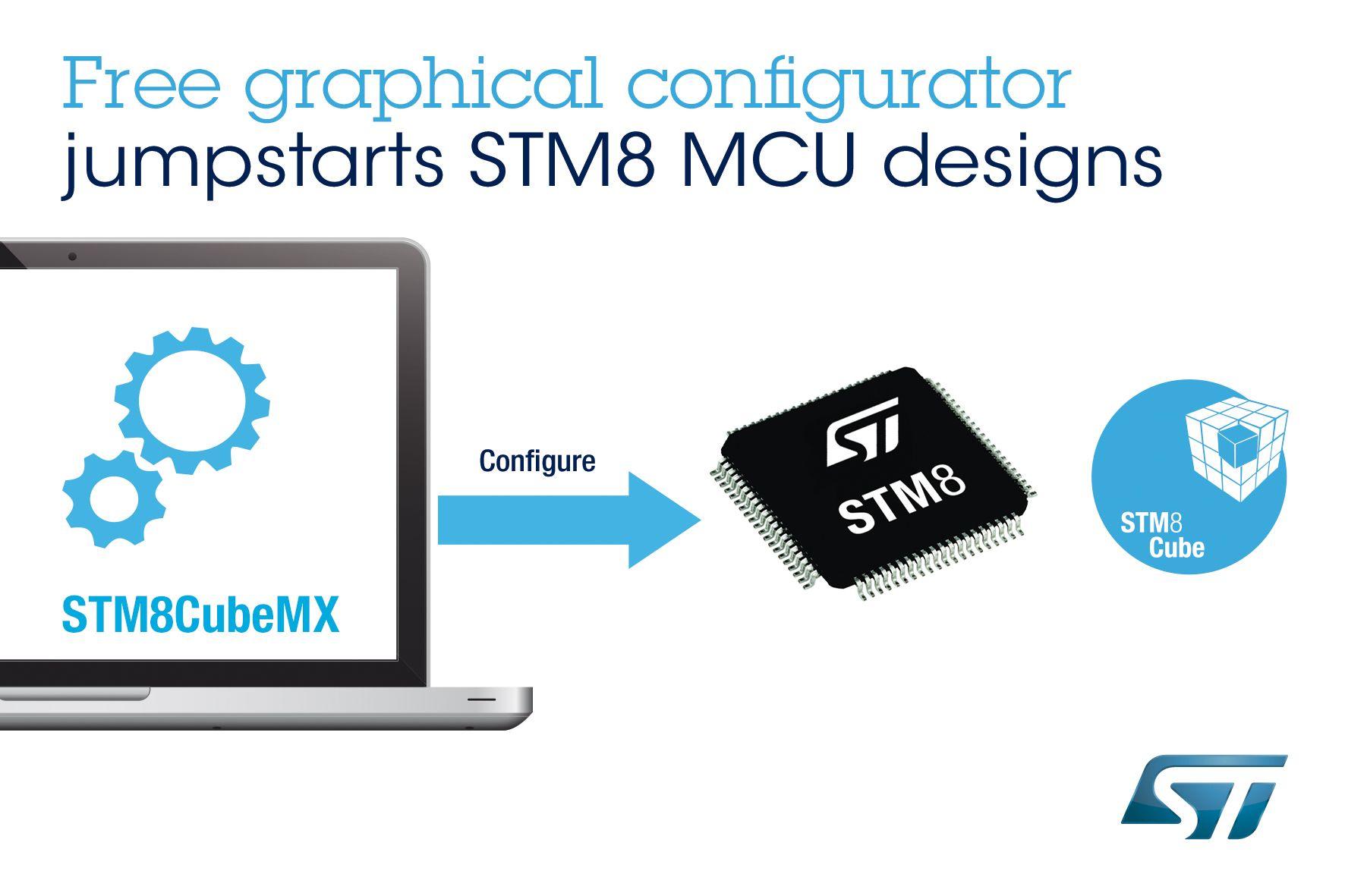 STMicroelectronics Logo - STMicroelectronics Makes STM8 Microcontrollers Even Easier and ...