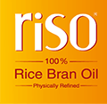 Riso Logo - Riso% Pure Rice Bran Oil. Healthiest Cooking Oil