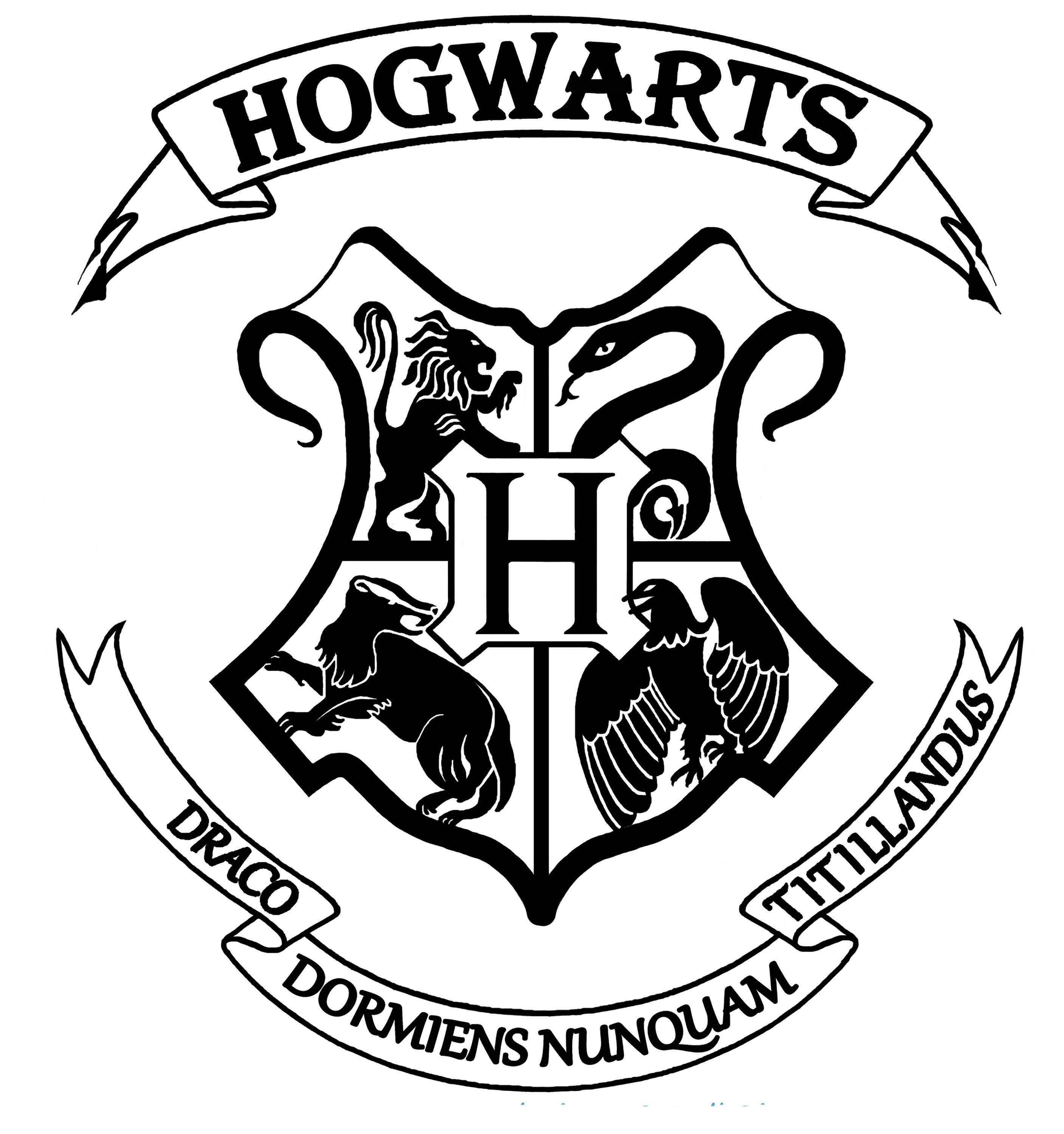 Hugwarts Logo - Hogwarts Crest Wall Decal | Etsy