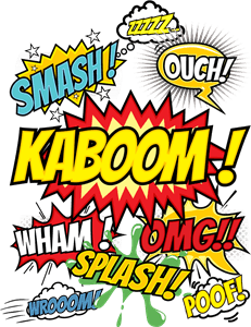 Kaboom Logo - Kaboom, Smash, Splash, Ouch, Wham, Omg, Poof Logo Vector (.EPS) Free ...