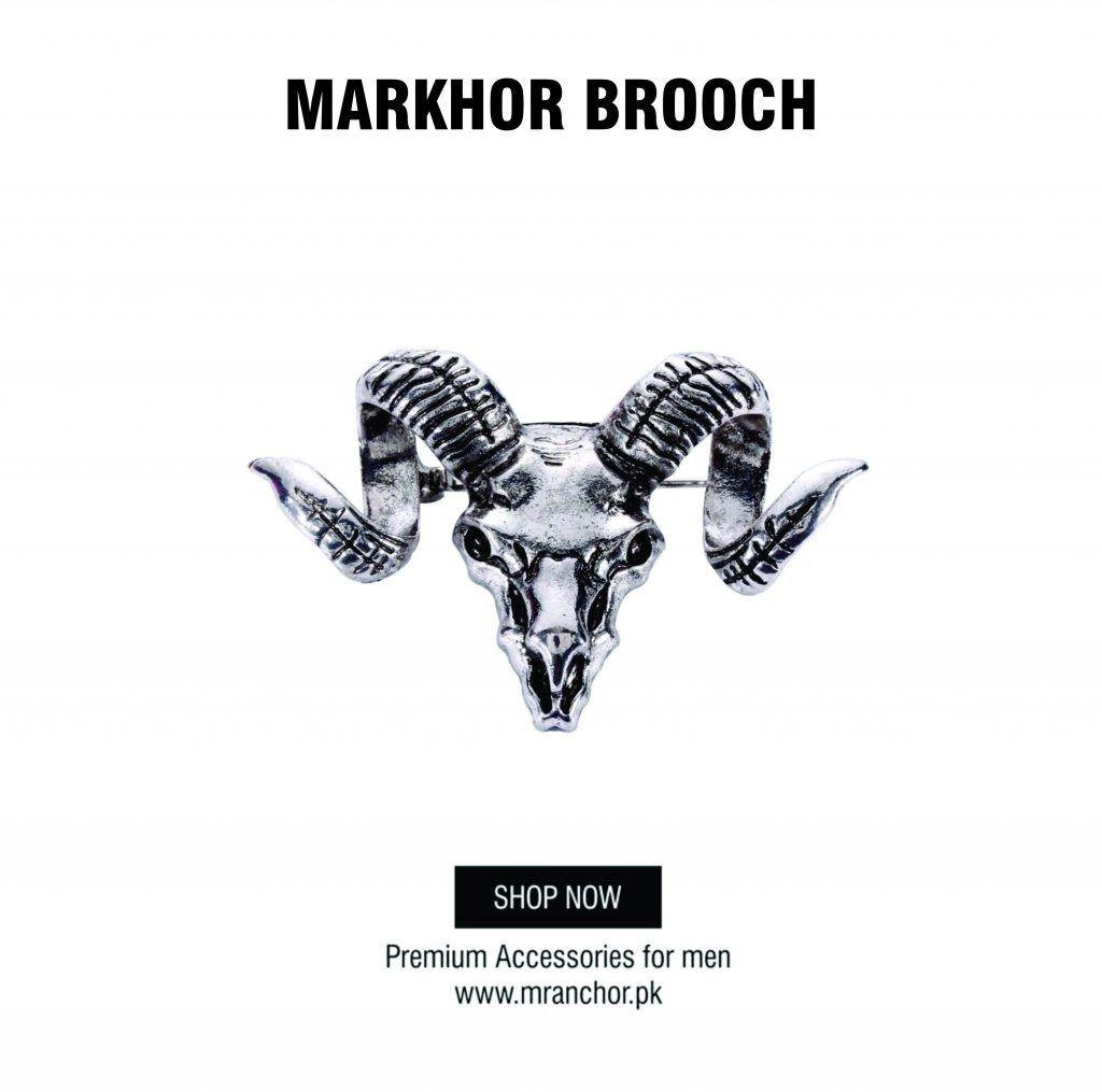 Markhor Logo - MARKHOR BROOCH - MRANCHOR.PK
