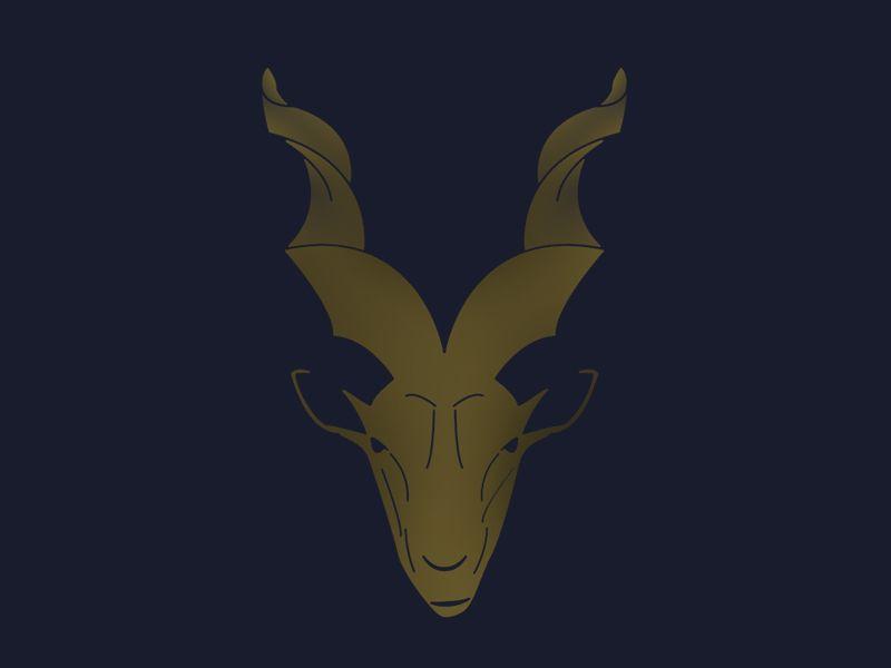 Markhor Logo - Markhor - Wild Goat by Zain Syed | Dribbble | Dribbble