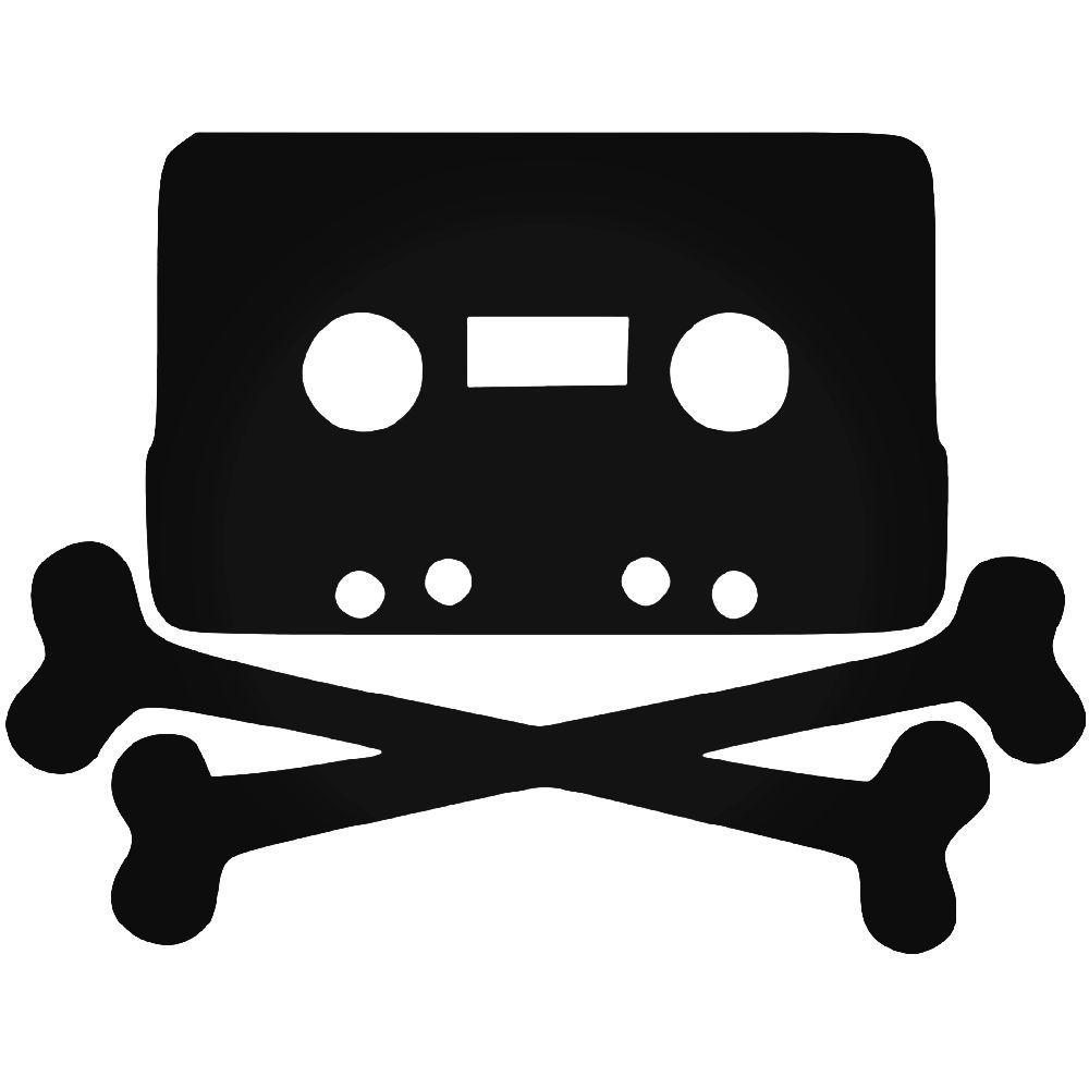Piratebay Logo - The Pirate Bay Cassette Logo Vinyl Decal Sticker. Aftermarket