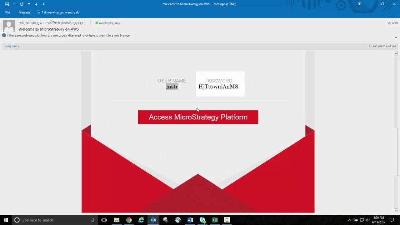 MicroStrategy Logo - Logging In to MSTR Cloud - YouTube