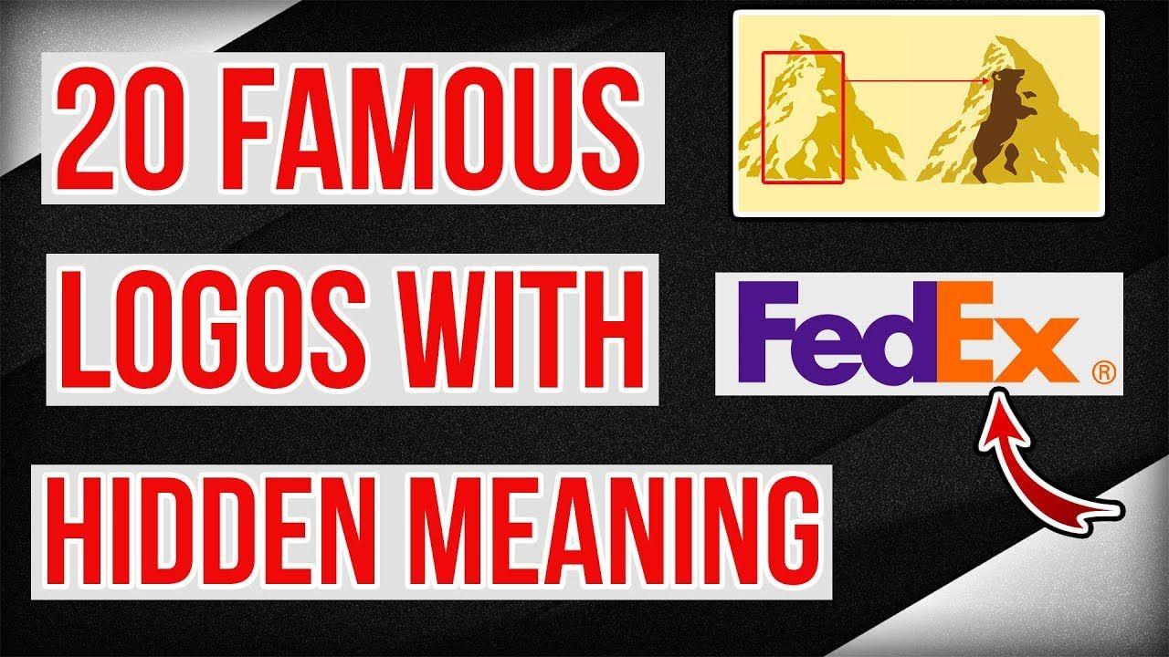20 Famous Logo - 20 Famous Logos With A HIDDEN MEANING - YouTube