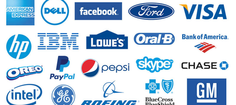 20 Famous Logo - Blue Logos Top 20 Famous Logos Designed In Blue – Jennie Design