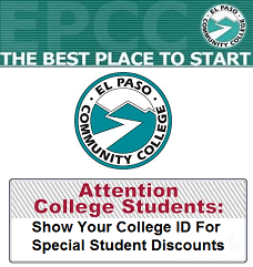 EPCC Logo - 1 1 | 2, 1 | 1, 1 El Paso Community College Student Discount Program