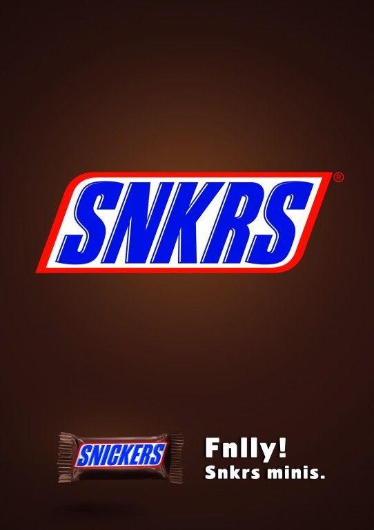 Snkrs Logo - Chocolate bars