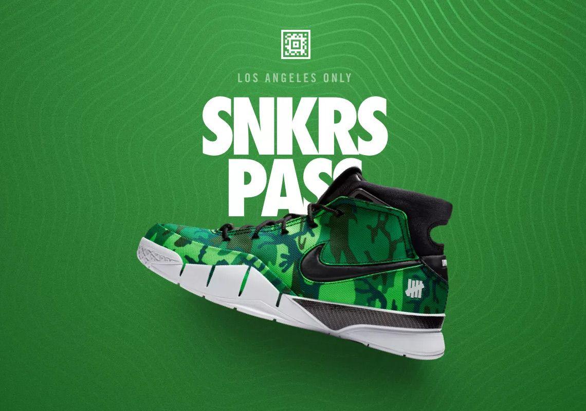 Snkrs Logo - UNDEFEATED Nike Kobe 1 Protro Camo SNKRS Release | SneakerNews.com