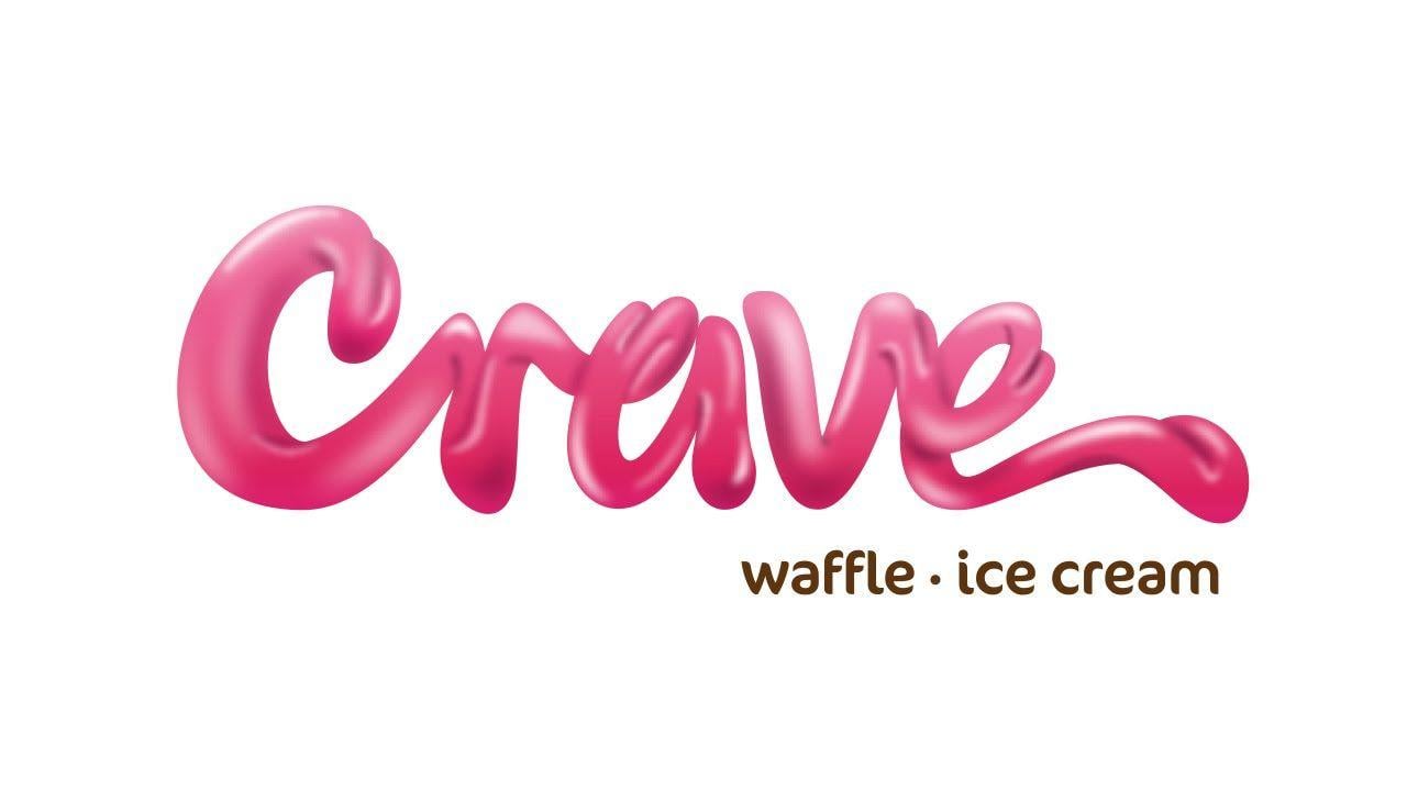 Cream Logo - Logo Design Case Study: Crave Waffle & Ice Cream - YouTube