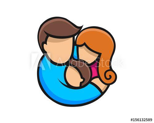 Hug Logo - Family Protection Hug Logo - Buy this stock vector and explore ...