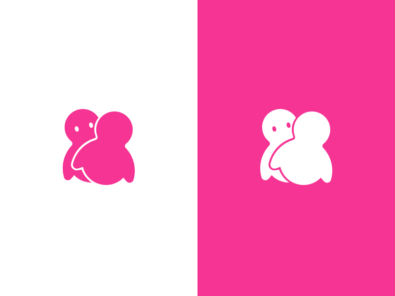 Hug Logo - Cute hug logo by fanxi | Dribbble | Dribbble
