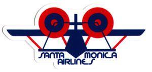 SK8 Logo - Details about Santa Monica Airlines / SMA Skateboard Sticker Logo old school sk8 new