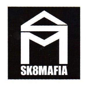 SK8 Logo - Sk8 Mafia (White on Black) - £1.55 : boardriderstickers