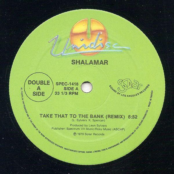 Shalamar Logo - Shalamar - Take That To The Bank / Right In The Socket / There It Is ...