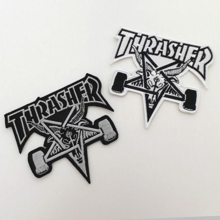 SK8 Logo - Thrasher Magazine - SK8 Goat Logo - Sew / Stick on Patch