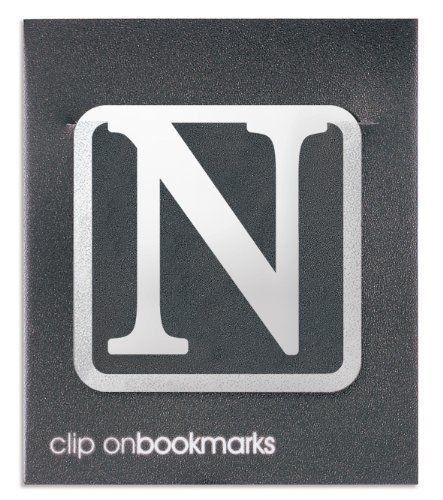 Bnan Logo - Amazon.com : Metal Alphabet Clip-on Letter N Bookmark : Everything Else