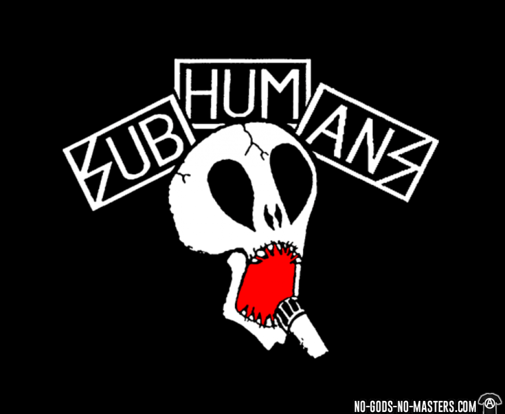 Subhumans Logo - Subhumans T Shirts Bands T Shirts No Gods No MastersBands T