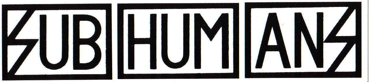 Subhumans Logo - Subhumans Logo | Die Cut Vinyl Sticker Decal | Sticky Addiction