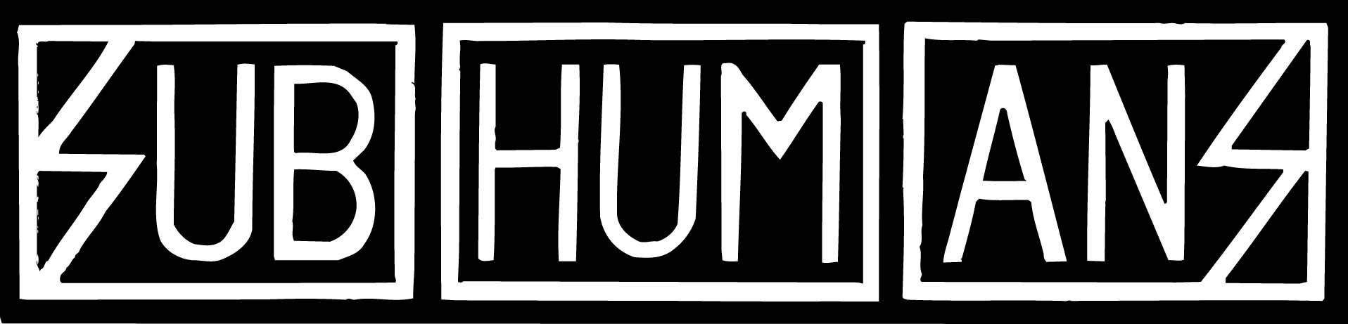 Subhumans Logo - • View topic logo deck