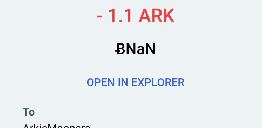 Bnan Logo - NaN for equivalentAmount (transactions) · Issue #9 · ArkEcosystem ...