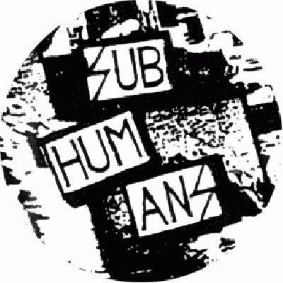 Subhumans Logo - SUBHUMANS - logo b/w-077587