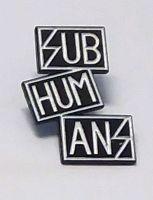 Subhumans Logo - SUBHUMANS LOGO ENAMEL BADGE