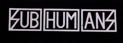 Subhumans Logo - Subhumans - Logo — Punk Rock Shop