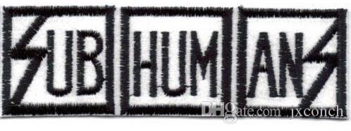 Subhumans Logo - 5 SUBHUMANS Logo Music Band Embroidered IRON ON Patch Rock Punk ...