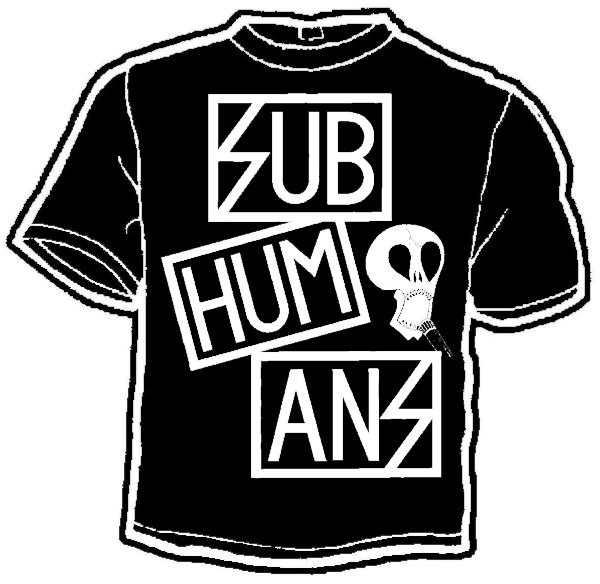 Subhumans Logo - SUBHUMANS LOGO shirt