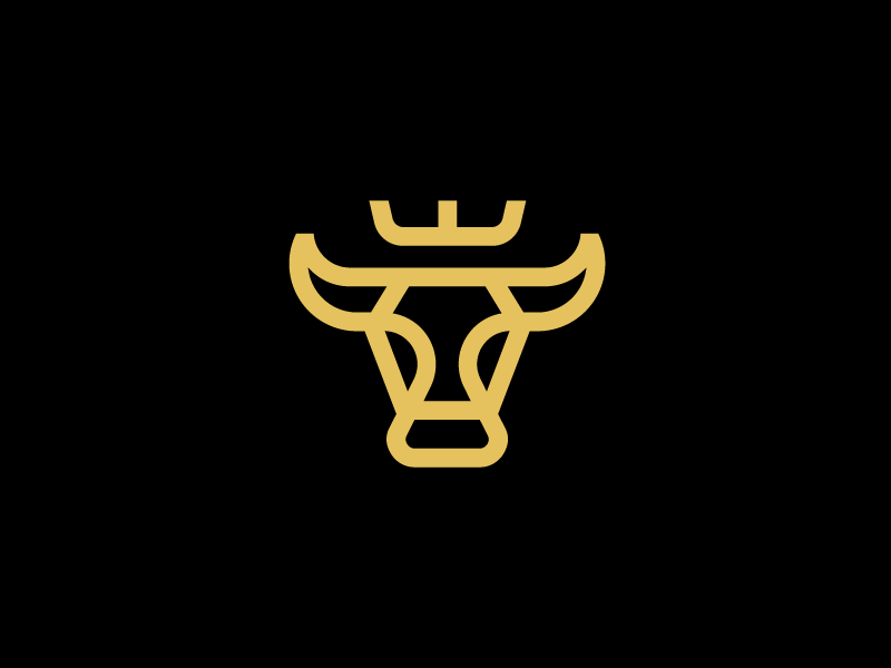 Ox Logo - Bull / logo design by Deividas Bielskis | Dribbble | Dribbble