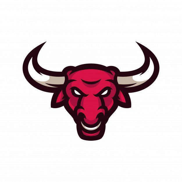 Ox Logo - Bull - vector logo/icon illustration mascot Vector | Premium Download
