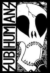 Subhumans Logo - Subhumans Skull Logo Back Patch