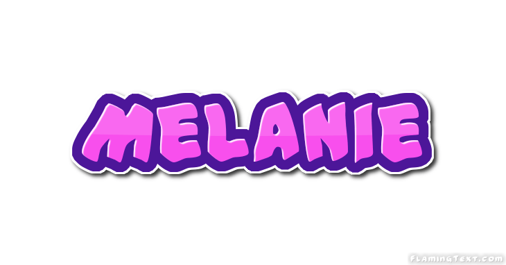 Melanie Logo - Melanie Logo | Free Name Design Tool from Flaming Text