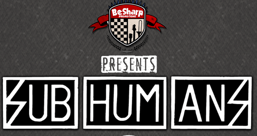 Subhumans Logo - WeGotTickets | Simple, honest ticketing | SUBHUMANS