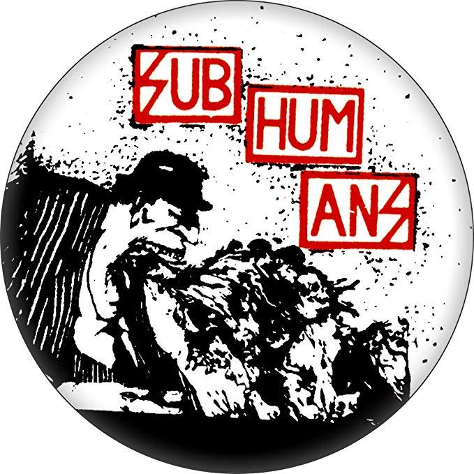 Subhumans Logo - Subhumans - Logo with Rats - 1.25