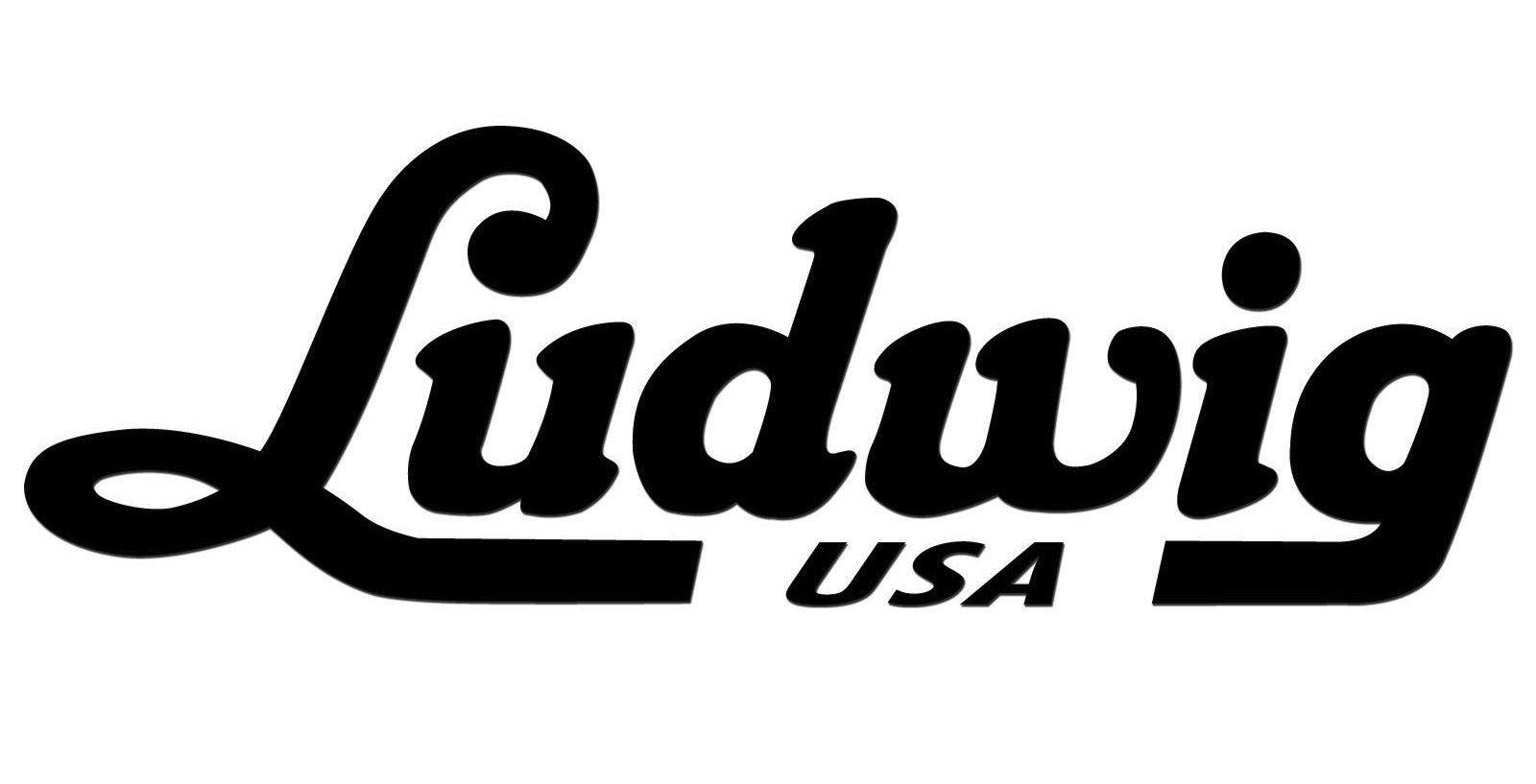 Ludwig Logo - Ludwig Bass Drum Logo Sticker Logo Decal