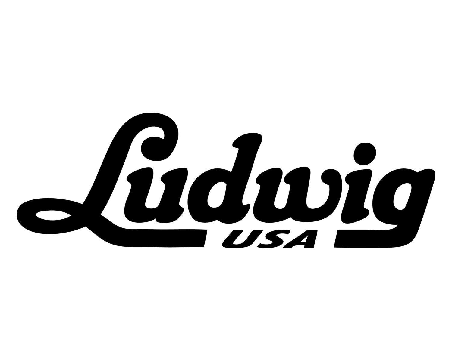Ludwig Logo - Ludwig Logo Vinyl Decal | Etsy