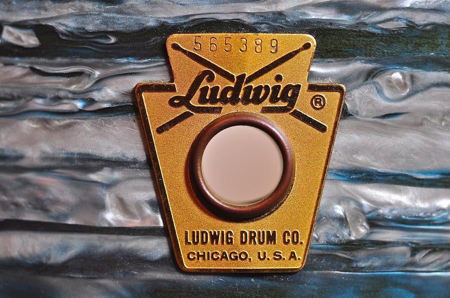 Ludwig Logo - Ludwig Drums Logo Photograph by William Carson Jr