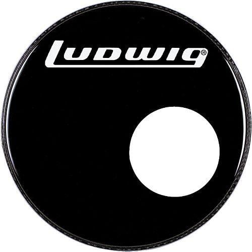 Ludwig Logo - Ludwig Logo Resonance Bass Drum Head with Port. Musician's Friend