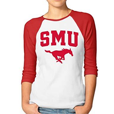 SMU Logo - Amazon.com: Hotgirl4 Women Southern SMU Logo Methodist University ...